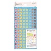 82388-006 Notebook/Sticker, Feel Sticker [Face Pattern]