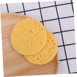 SAFIGLE 12pcs Natural Cellulose Face Scrub Puff for Deep Cleaning Reusable Facial Cleansing Sponge Gentle Exfoliation