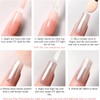 Polvo de uñas cromado blanco Aurora – Brillo espejo para