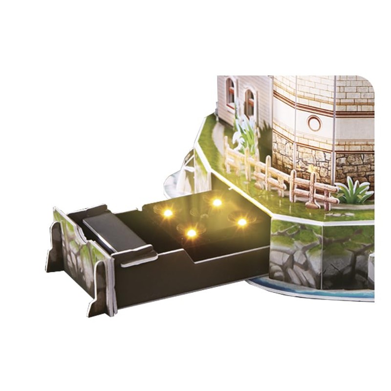 EXPLORA - Faro - Puzzle 3D Luminoso - 540055-72 Pezzi