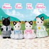 Calico Critters, Tuxedo Cat Family, Dolls, Dollhouse Figures, Collectible Toys,