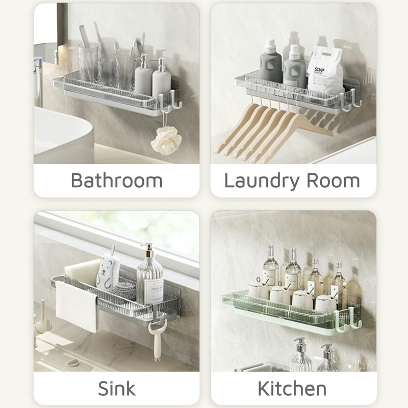 MARIMIYA Kitchen Sink Hanging Sponge Holder No Drilling Organizer with