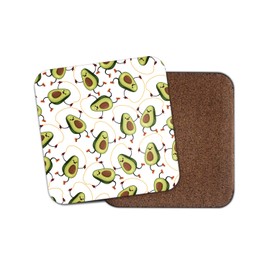 1 x Skipping Avocado Coaster - Funny Fruit Joke Food Rope Kids Girl #15576