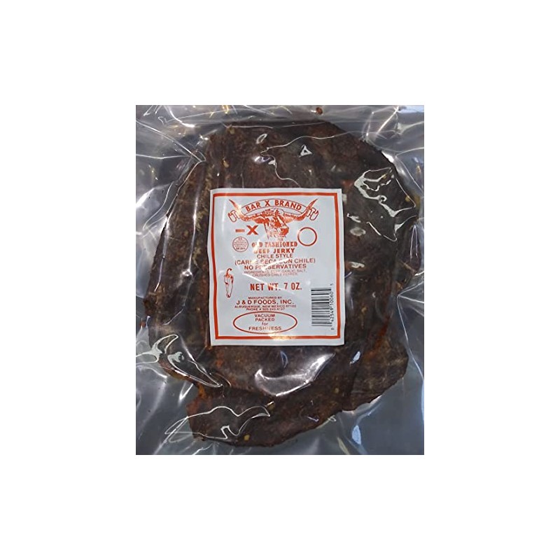 Bar X Brand Old Fashioned Beef Jerky (Carne Seca) (Red