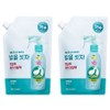 On the Body Cotton Foot Wash Your Feet Foot Shampoo Lemon Mint Fragrance Eco Refill Pack, 1 Piece, 2 Pieces, 500ml / 온더바디 코튼풋 발을 씻자 풋샴푸 레몬민트향 에코 리필팩, 1개입, 2개, 500ml