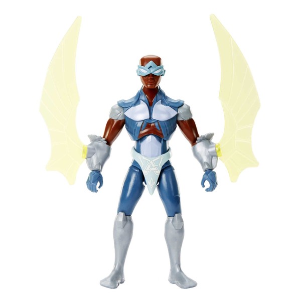 He-Man and The Masters of the Universe Toy, Stratos Action Figure with Accessories, MOTU Avion Bird People Leader and He-Man Ally​​​