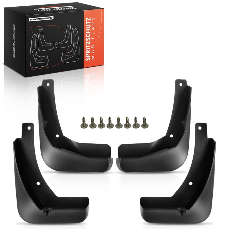 Frankberg 4x Splash Guards Mud Flaps Compatible with Golf VII