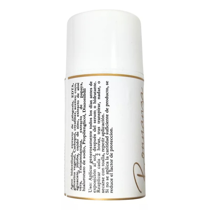 Bonnanza Protector Solar Vegano Facial Crema Con Ácido Hialurónico