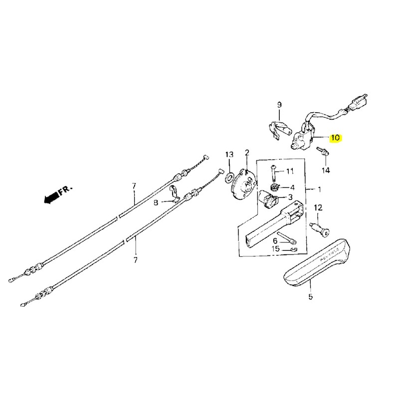 Generic OEM Reverse & Neutral Switch Wire 35370-MN5-003 Compatible with