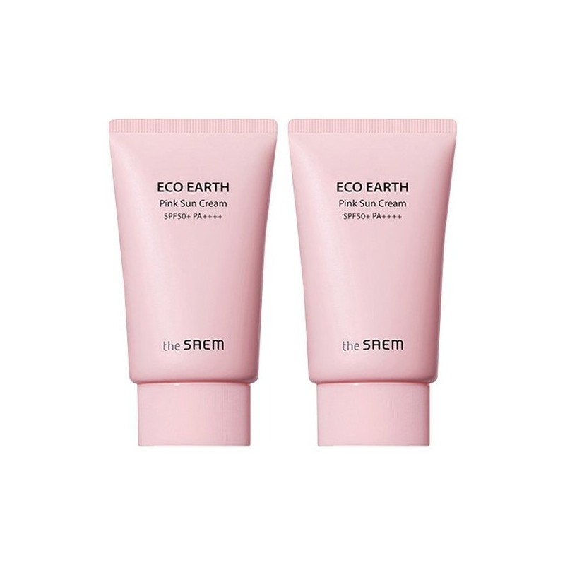 The Saem Eco Earth Pink Sun Cream 50g x 2