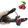 Kemcatui Cherry Pitter Tool, Black Olives Seed Remover Plum Corer