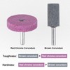 M METERXITY 10-Pack Abrasive Mounted Stone Grinding Bits, 1/4 IN(6mm)