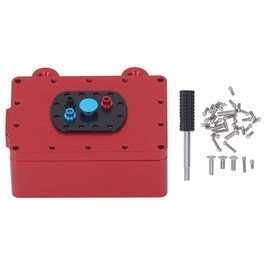 RC Receiver Box Aluminum Alloy RC Car Model Sealed Metal Box Protector Case for /10 RC Crawler Cars Equipment Red