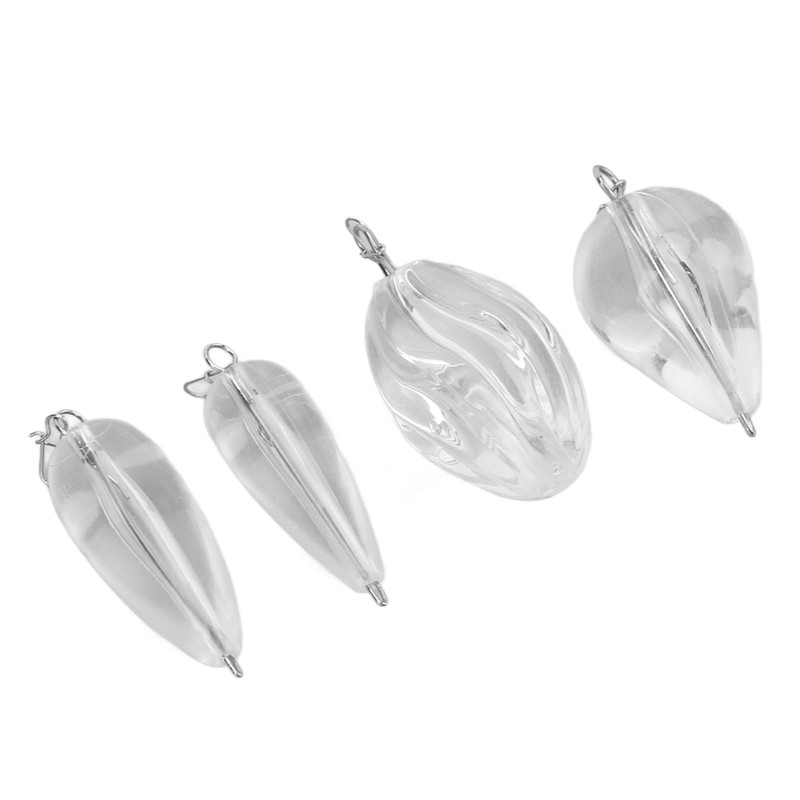 Baxnore 4 PCS Fishing Sinking Float Set, Wear-Resistant Submerged Bobbers,