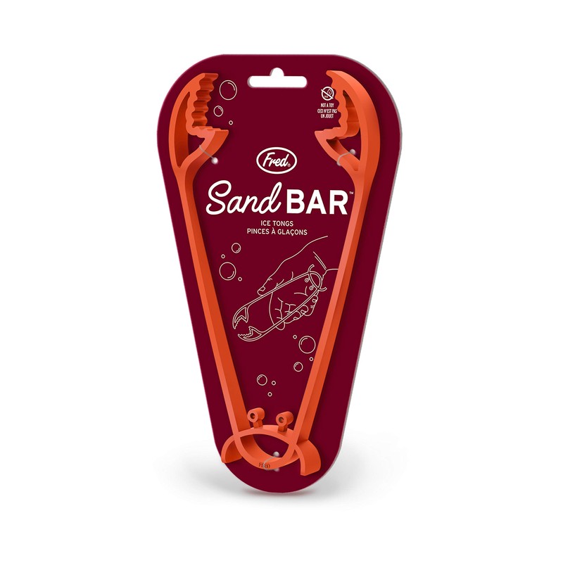 Genuine Fred Crab Ice Tongs, 7.25 inches, Assorted
