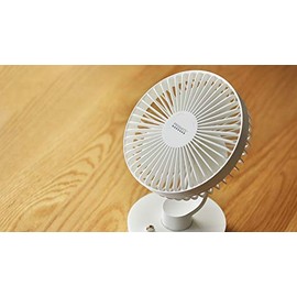 PRISMATE PR-F041 Cordless Mini Living Fan Stepless Air Flow Control (WH)(White)