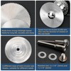 Cutting Wheel Set for Rotary Tool, 6 Pcs HSS Saw