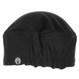Chef Works A978 Total Vent Beanie, Black