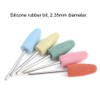5pcs Nail Drill Bits Set,Nails Drill Bit Set Silicone Rubber