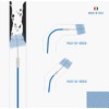 Pellet Stove Cleaning Set FLEX, 3 m Extension, Nylon Brush