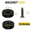 DIYMAG 12Pcs Neodymium Round Base Cup Magnet, 40LBS Strong Rare