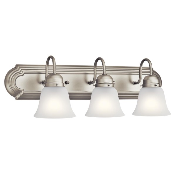 Kichler Kichler 24" 3-Light Vanity Bath Light in Brushed Nickel,