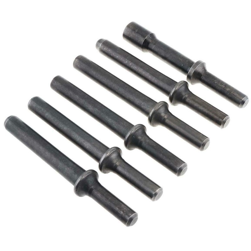 7 Pcs Air Hammer Rivet Bit Set, Dele 0.401 Shank
