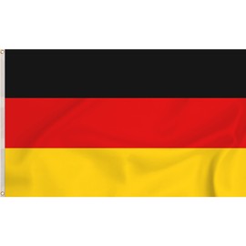 Storm&Lighthouse Germany Flag German Flag European Flags 5ft x 3ft with Eyelets Europe Flag