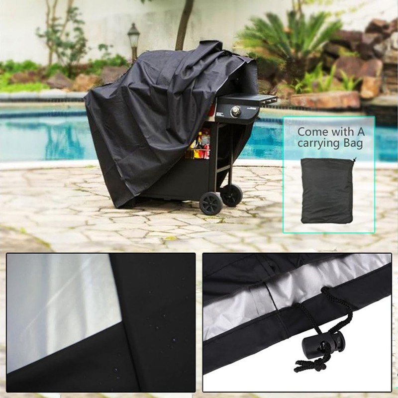 BBQ Cover Waterproof Gas Charcoal Barbecue Grill Protector Outdoor Garden