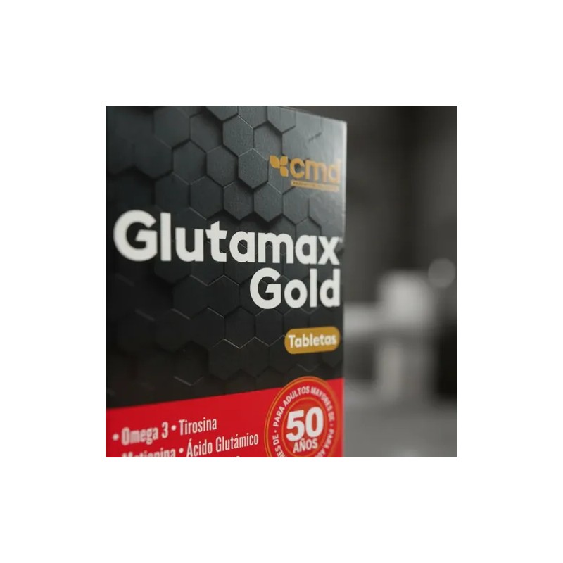 Glutamax Gold 60tab Omega3 Glutámico Complejo Vitaminac