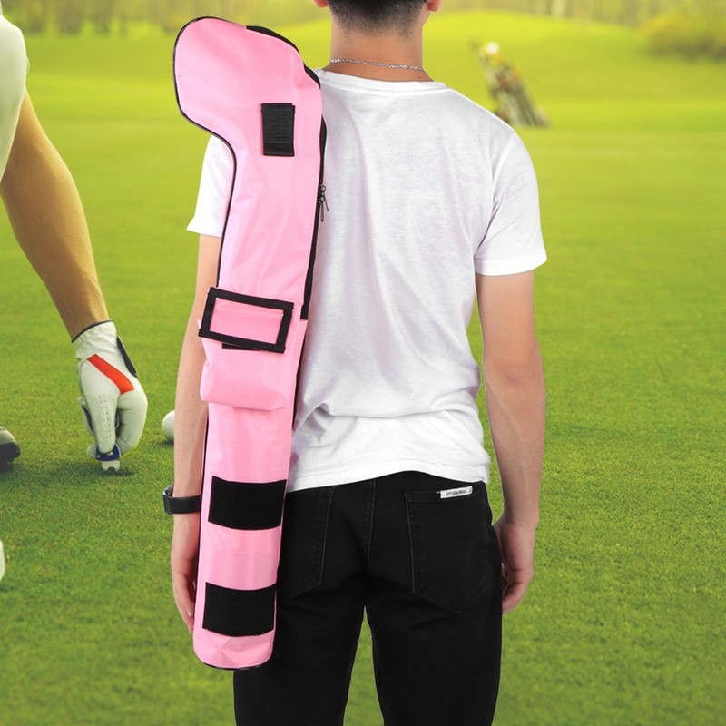 Nylon Portable Waterproof Children Soft Foldable Golf Club Bag for