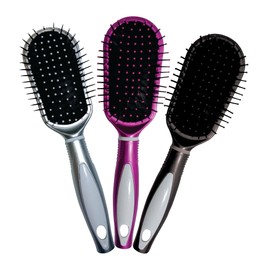 Hair Brush Smoothing Paddle Hair Brush Lightweight Professional Thick Hair Brush for Women Men Reusable Long Thick Curly Hair Plastic Hair Brush Reducing Hair Breakage and Frizz (1Pc)