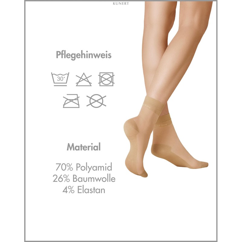 KUNERT Women's Socks Cotton Sole 20 Cotton Sole 20 Denier,