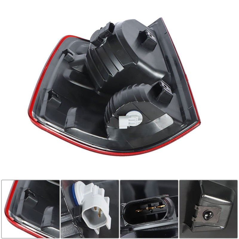 WFLNHB Right Side Tail Light Assembly Replacement for Ram 1500