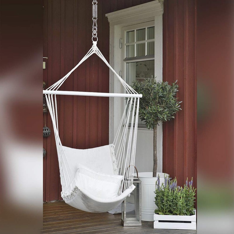 WAREMAID Hammock Chair Spring, Hanging Chair, Mounting Hardware Set, 360