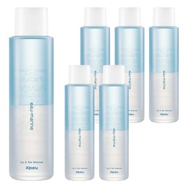 APIEU Mineral Lip & Eye Remover Large Capacity Omarin, 250ml, 6 pcs / 어퓨 미네랄 립앤아이 리무버 대용량 오마린, 250ml, 6개