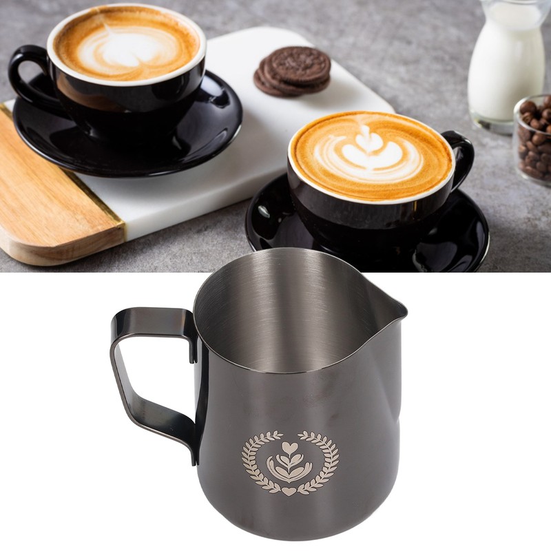 Frothing Cup 600ml 304 Stainless Steel Thickened Milk Frothing Jug