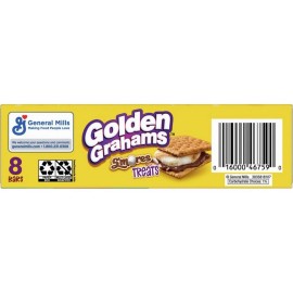 General Mills 🟣New General Mills GOLDEN GRAHAMS CHOCOLATE MARSHMALLOW Cereal Treat 8-Bars Box