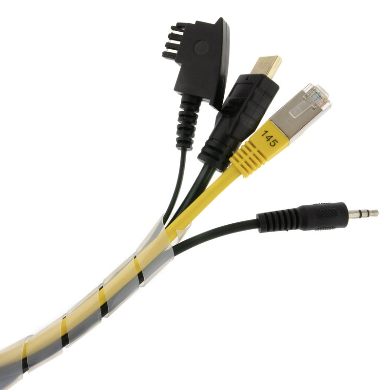 SeKi Spiral Band 12-75 mm 10 m Transparent Flexible Cable