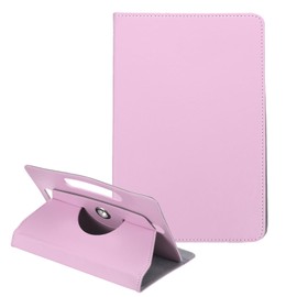 sourcing map Universal 9 Inch Tablet Case, PU Leather 360 Degree Rotatable Protective Cover Case for 9.0-9.7 Inch Tablet, Pink