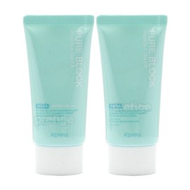 Apieu Pure Block Aqua Sun Gel EX 50ml+50ml / 어퓨 퓨어블록 아쿠아 선 젤 EX 50ml+50ml