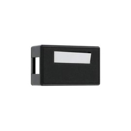 Leviton QuickPort Surface Mount Housing, 1-Port, 41089-1EP, Black