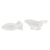 10Pcs Manual Lemon Juicer Transparent Safe Acrylic Fish Bird Shaped