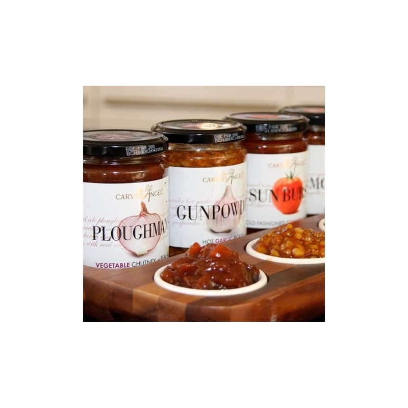 Carved Angel Ploughmans Vegetable Chutney with Real Ale, 320 g