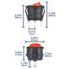 VEXUNGA Rocker Switch 3-Pin Rocker Switch Round On/Off 6A 250V