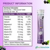 Electrolytes Hydration Tablets | 40 Effervescent Rehydration Tablets (Blackcurrant) |
