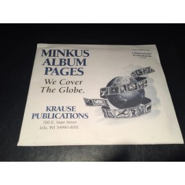 Minkus United States Plate Block Stamp Album Supplement Pages- 1998