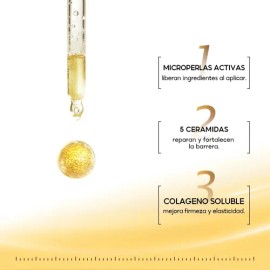 Papa Feel Serum 12x Colágeno Microperlas Reparador 30ml Sensible Día/noche