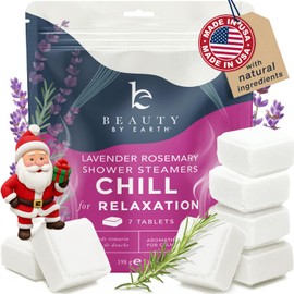 Shower Steamers Aromatherapy - USA Made with Natural Ingredients & Lavender Oil, Christmas Stocking Stuffers for Women, Wife & Mom, Large Stress Relief Shower Bombs, White Elephant Relaxing Spa Gifts