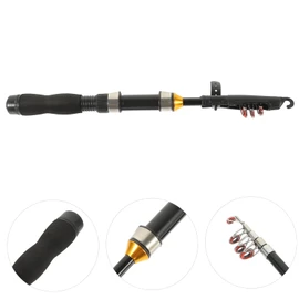 Kisangel Outdoor Fishing Rod Wear-Resistant Angling Rod for Convenient Carrying Fishing Pole Lightweight and Design